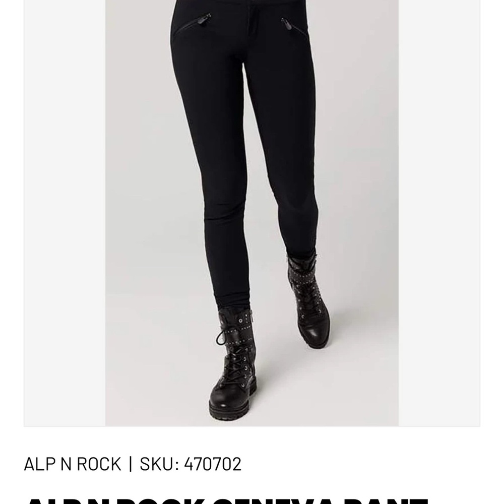 Geneva Black Techno Pants
